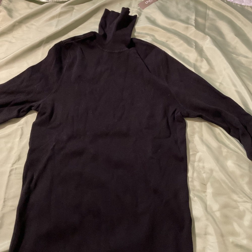 Black Turtleneck Sweater